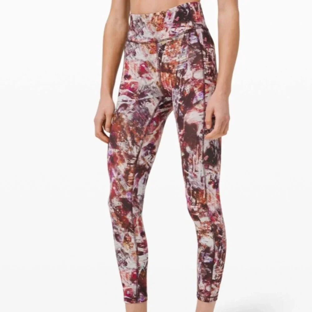 Lululemon Legging 25" Urbantricity Multi Size 4